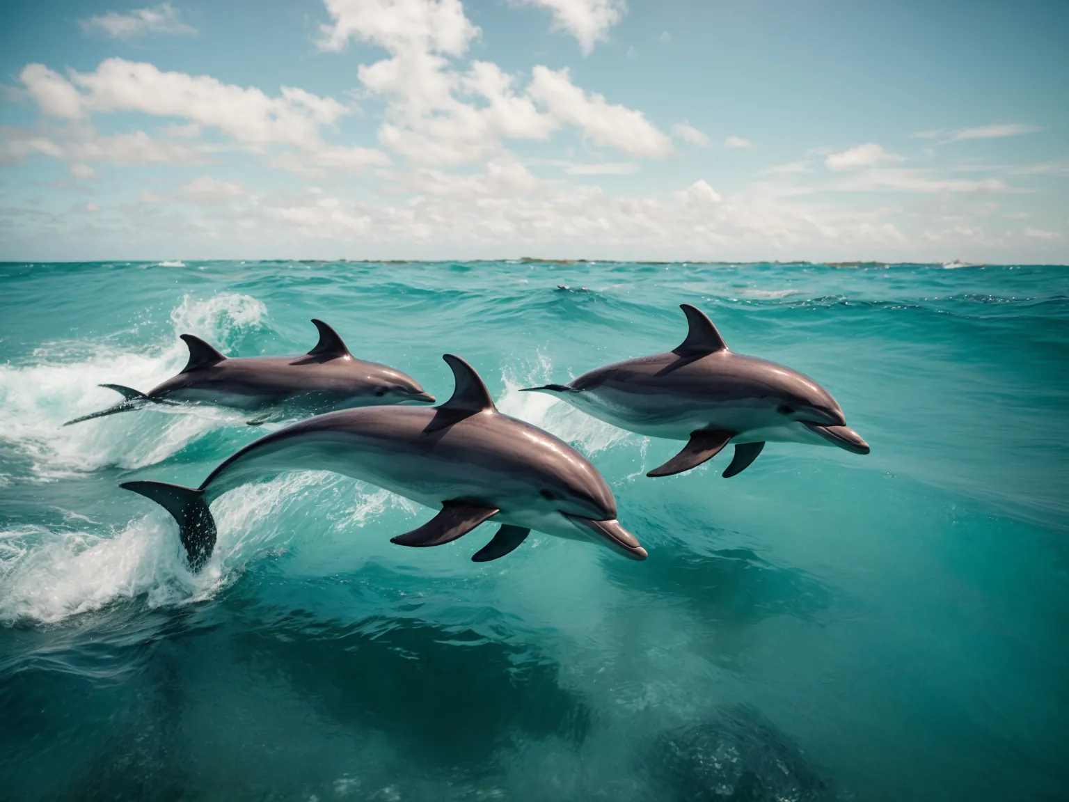 Dolphin.dance - AI art of dolphins